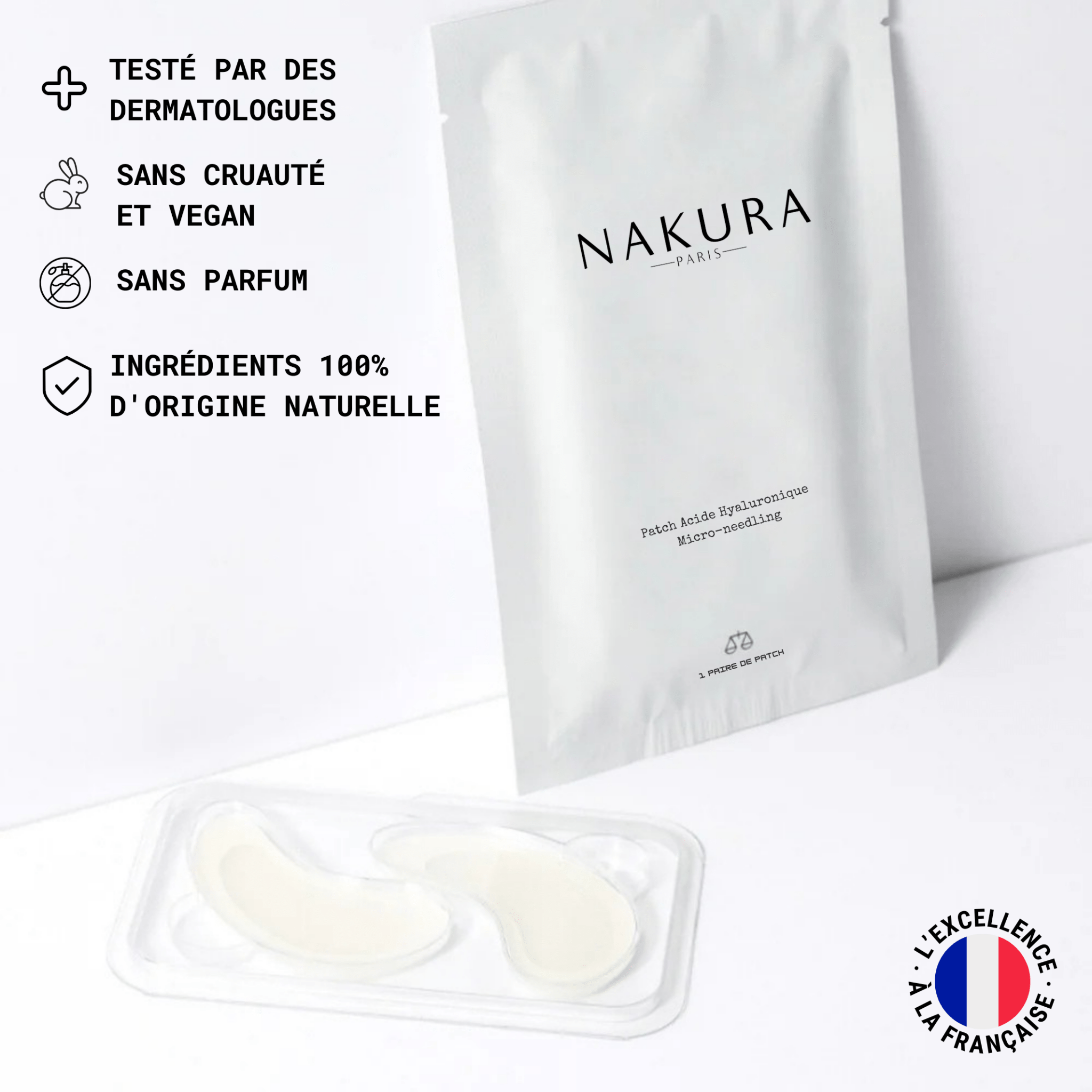 Patchs Micro - Needling | Un Regard Reposé Dès le Réveil - Nakura Paris