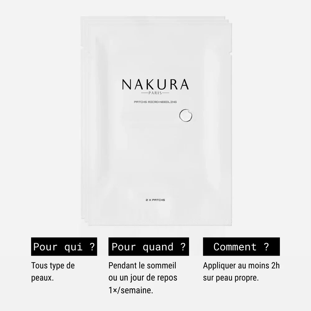 Patchs Micro - Needling | Un Regard Reposé Dès le Réveil - Nakura Paris